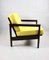 Sessel aus Gelbem Jade Samt, 1970er 3