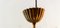 Lámpara colgante Sputnik ajustable de tres luces, años 50, Imagen 7