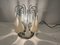 White Murano Glass Waterfall Table Lamps, 1970s, Set of 2 4