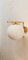 Brass Wall Light with Satin Glass, 1990s 7