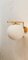 Brass Wall Light with Satin Glass, 1990s, Image 7