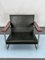 Vintage Italian Chrome & Leather Lounge Armchair, 1960s, Image 10