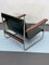 Vintage Italian Chrome & Leather Lounge Armchair, 1960s, Image 8