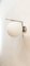 Lámpara de pared cromada con vidrio blanco satinado, años 90, Imagen 5
