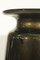 Black Glass Vase with Gold Inclusion by Giovanni Cenedese in Murano, Italy, 1980s 6