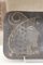 Incised Patinated Iron Plate with Cubist Decoration, 1950s 3