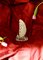 Lampada da tavolo Conchiglia in conchiglia di Murano attribuita a Barovier e Toso, Italia, anni '40, Immagine 6