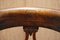 Victorian Walnut Captains Chair with Carved Back from Eton College, 1860 5