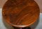 Exquisite Antique Barley Twist Hand Carved Hardwood Side End Lamp Wine Table, 1900 5