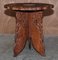 Antique Burmese Octagonal Side Table in Handcarved Rosewood from Liberty 9