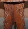 Antique Burmese Octagonal Side Table in Handcarved Rosewood from Liberty 11