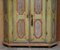 European Hand-Painted Wardrobe or Cupboard in Oak, 1800s 5