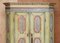 European Hand-Painted Wardrobe or Cupboard in Oak, 1800s 4