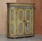 European Hand-Painted Wardrobe or Cupboard in Oak, 1800s, Image 2