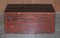 Vintage Hand-Painted Trunk or Chest with Immortals and Buildings Decor 10