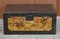 Vintage Hand-Painted Trunk or Chest with Immortals and Buildings Decor 2