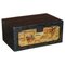 Vintage Hand-Painted Trunk or Chest with Immortals and Buildings Decor, Image 1