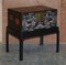 Large Vintage Chinese Hand-Painted Chests on Stands, Set of 2, Image 15