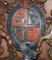 Royal Handcarved Armorial Crest Coat of Arms in Painted Polychrome, 1707-1714 8