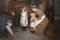 Robert Gemmell Hutchison, A New Toy, década de 1880, óleo sobre lienzo, enmarcado, Imagen 5