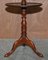 Antique 3-Tiered Side Table in Hardwood 10