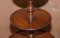Antique 3-Tiered Side Table in Hardwood 5