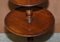 Antique 3-Tiered Side Table in Hardwood 4