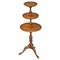 Antique 3-Tiered Side Table in Hardwood, Image 1