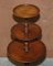 Antique 3-Tiered Side Table in Hardwood, Image 3