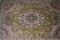 Large Vintage French Green Rug 2