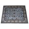 Vintage French Hand Woven Blue Rug, 1940s 1