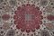 Großer antiker französischer roter Teppich 6
