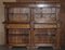 Large Italian Geometric Burr Pippy Oak Panelled Marquetry Housekeepers Cupboard 11