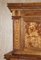 Credenza grande, Italia, in legno di quercia pippy con pannelli intarsiati, motivo geometrico, Immagine 5