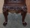 Indian Carved Hardwood Floral Decorated Dressing Table & Mirror, Image 6