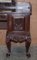 Indian Carved Hardwood Floral Decorated Dressing Table & Mirror 8