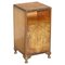 Vintage Burr & Walnut Bedside Cupboard, 1930s 1