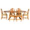 Mesa de comedor y sillas extensibles estilo Regency ovaladas de Burr & Yew. Juego de 7, Imagen 1