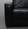 20th Century Black Leather 2-Seater Sofa from Natuzzi 7