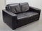 20th Century Black Leather 2-Seater Sofa from Natuzzi 3