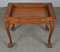 Table d'Appoint Victorienne Antique en Noyer avec Pieds Boule et Griffe 10