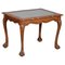 Antique Victorian Walnut Side Table with Ball & Claw Feet, Image 1