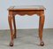 Antique Victorian Walnut Side Table with Ball & Claw Feet, Image 4