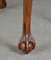 Mesa auxiliar victoriana antigua de nogal con patas en forma de garra, Imagen 7