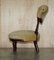 Small Antique Victorian Nursing Chair with Carved Hardwood Frame, 1860s 9