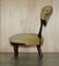 Small Antique Victorian Nursing Chair with Carved Hardwood Frame, 1860s, Image 9