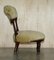 Small Antique Victorian Nursing Chair with Carved Hardwood Frame, 1860s, Image 7