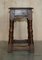 18th Century English Oak Jointed Stool or Side End Table, 1760s 11