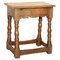 18th Century English Oak Jointed Stool or Side End Table, 1760s 1
