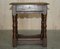 18th Century English Oak Jointed Stool or Side End Table, 1760s, Image 3